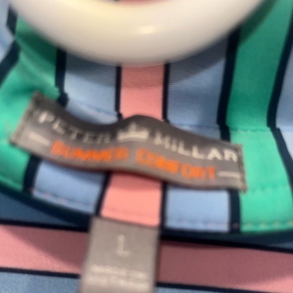 Peter Millar summer comfort striped polo shirt - Picture 3 of 3